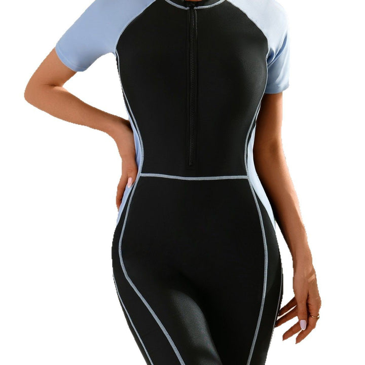 Damen Sportlicher Neopren-Surfsuit mit kurzem Arm Drune