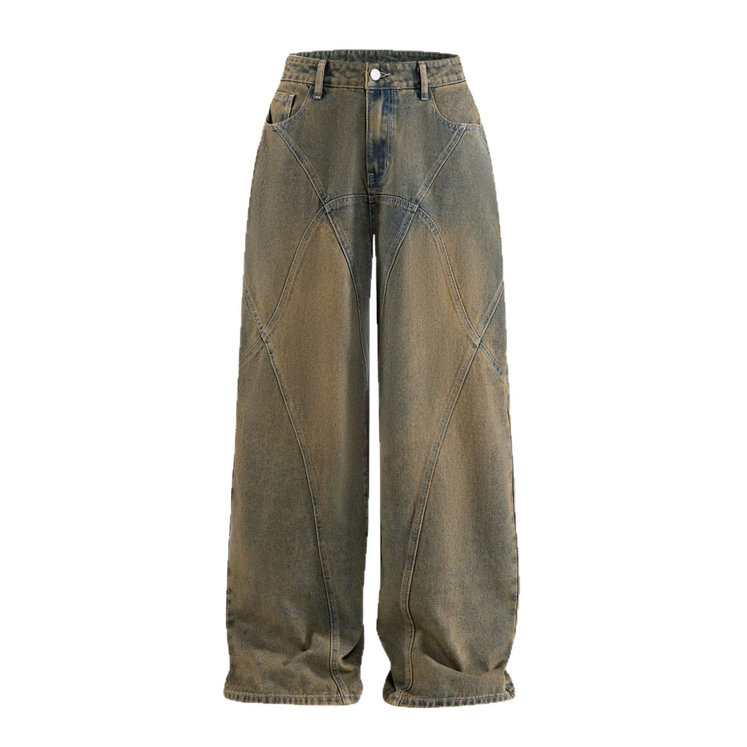 Damen Weite Jeans Drune