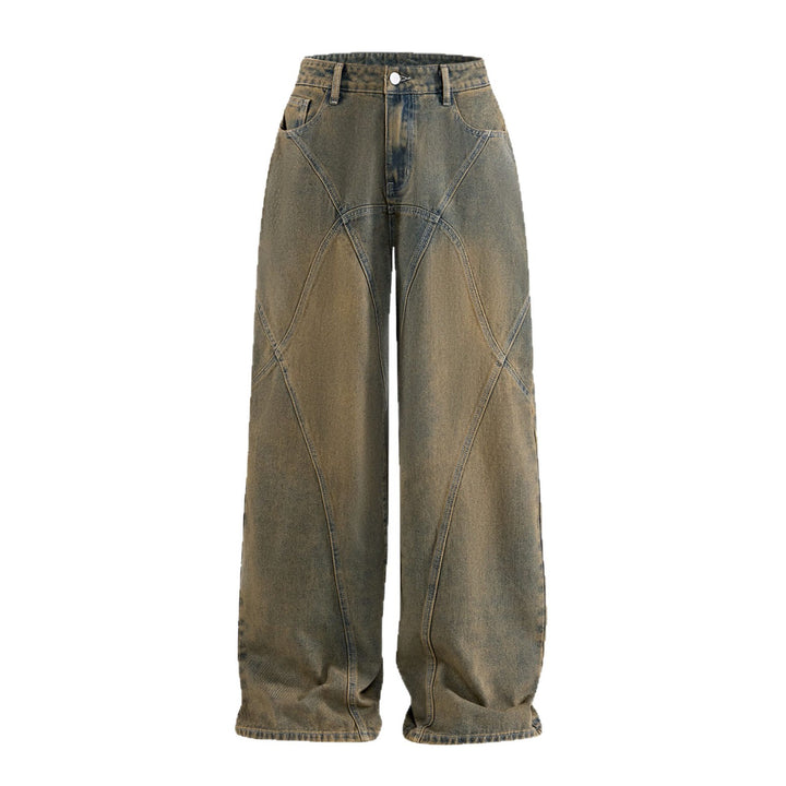 Damen Weite Jeans Drune