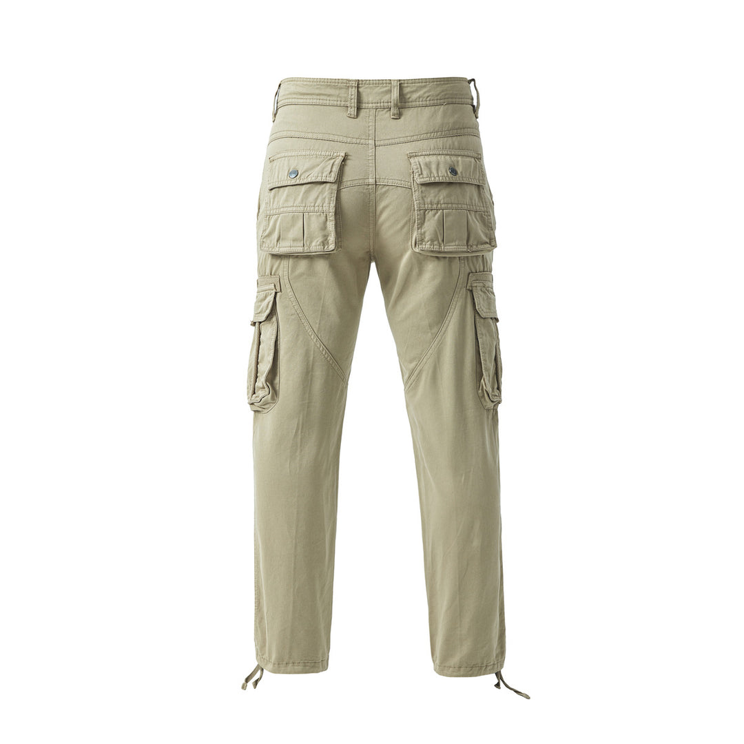 Herren Tapered Cargo‑Hose mit Mehrfachtaschen, Knieabnähern und Utility‑Details Drune