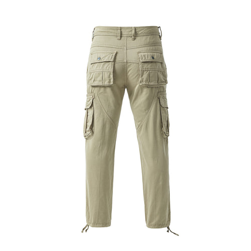 Herren Tapered Cargo‑Hose mit Mehrfachtaschen, Knieabnähern und Utility‑Details Drune