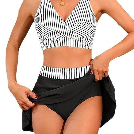 Damen Bikiniset mit Wickelrock Drune