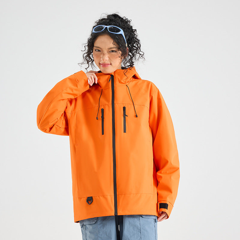 Herren Ultraleichte Allwetter-Softshelljacke mit hoher Sturmblende, 4‑Wege‑Stretch und verdeckten Brusttaschen Drune