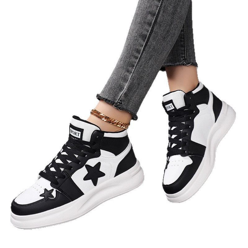 Damen Sportliche Sneaker mit ergonomischer Dämpfungstechnologie und trendigem Sternenmuster Drune