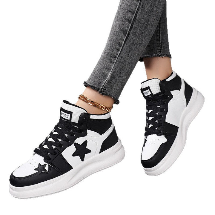 Damen Sportliche Sneaker mit ergonomischer Dämpfungstechnologie und trendigem Sternenmuster Drune