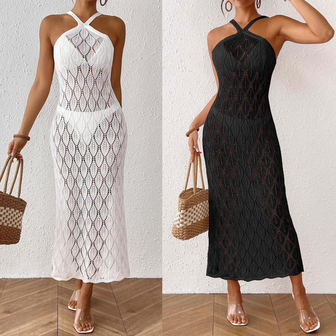 Damen elegantes Häkelkleid Drune