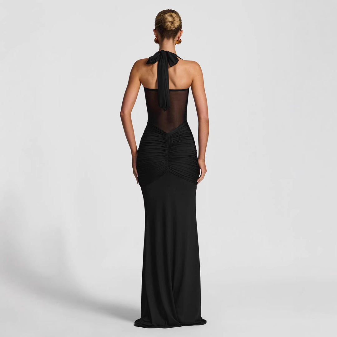 Damen Elegantes Abendkleid mit figurbetontem Schnitt und raffinierten Drapierungen Drune