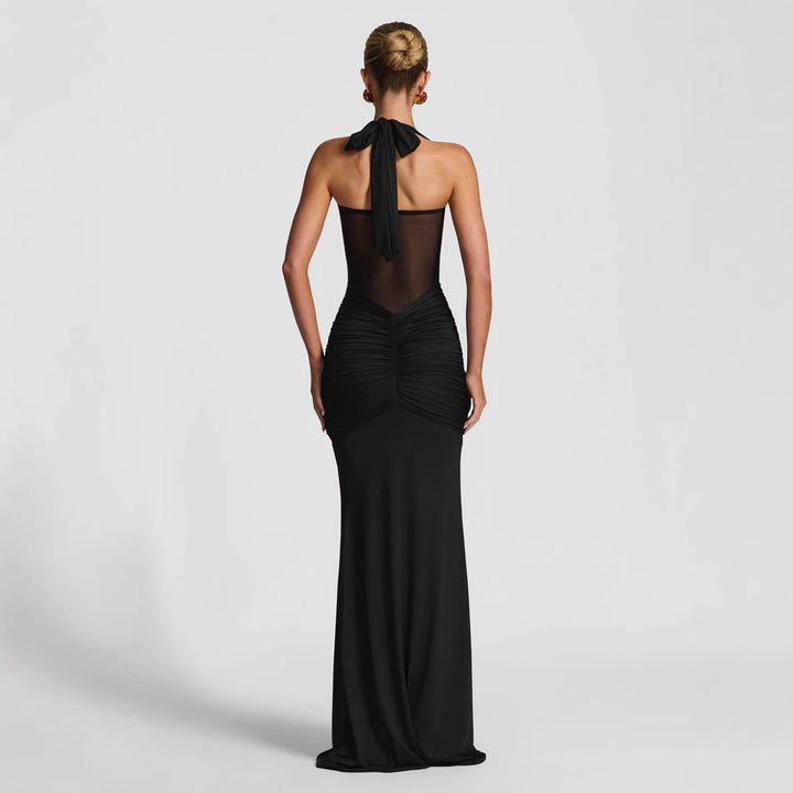 Damen Elegantes Abendkleid mit figurbetontem Schnitt und raffinierten Drapierungen Drune