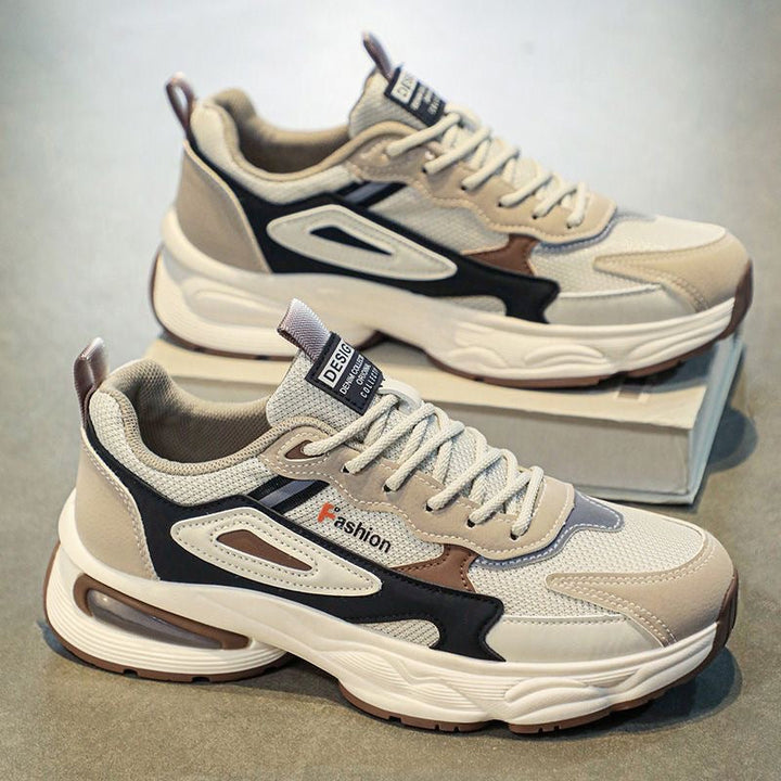 Damen modische Sportsneakers mit dämpfender Luftpolster-Sohle und atmungsaktiver Struktur Drune