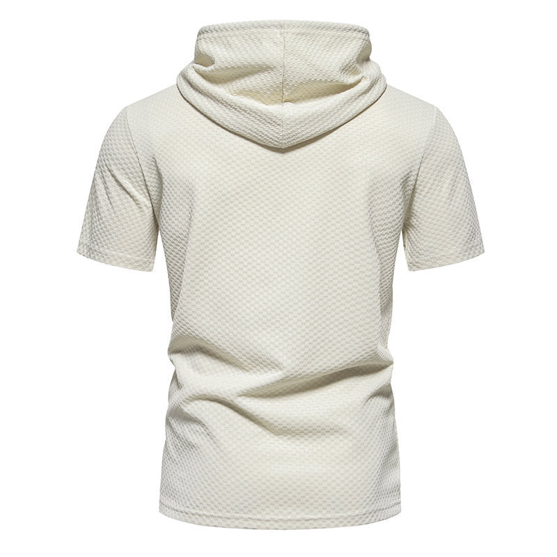 Herren Freizeit Kapuzen-T-Shirt Drune