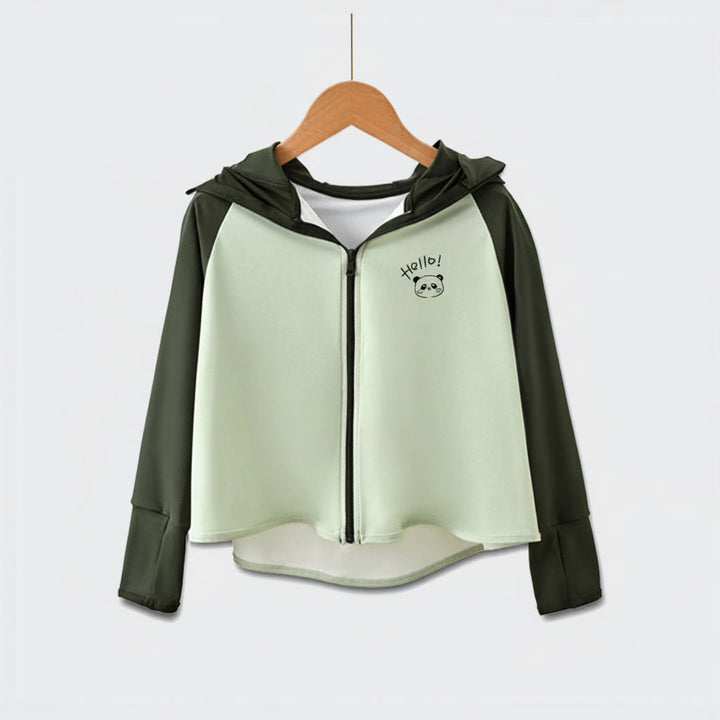 Damen UV-Schutzjacke mit Kapuze und atmungsaktivem Design Drune