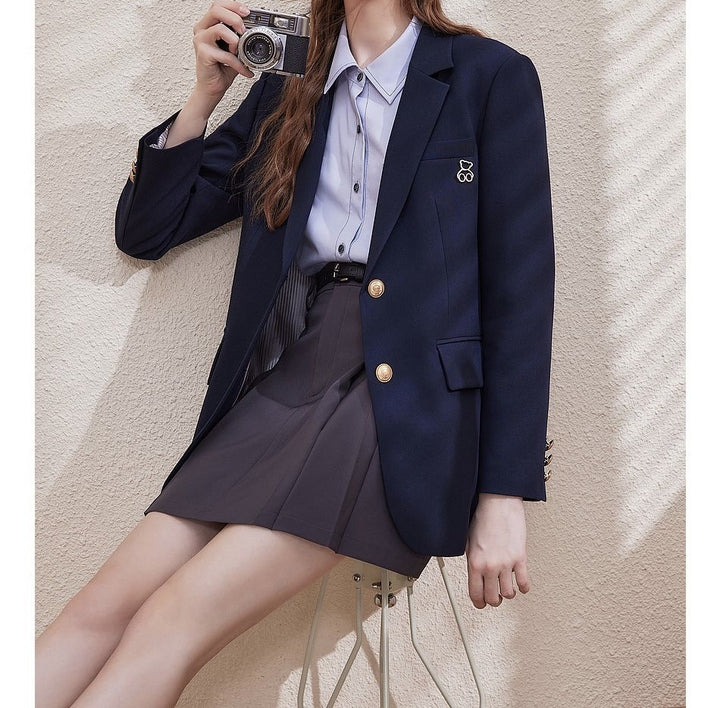 Damen Modischer Blazer im Stil eines Sakko Drune