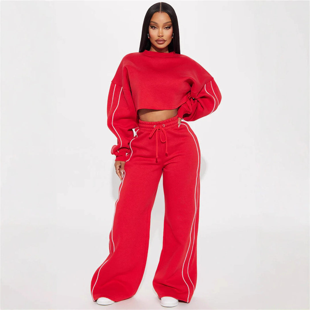 Damen lässiger Crop-Top Hoodie Drune