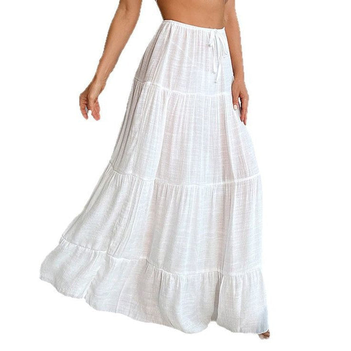 Damen Maxirock mit lässigem Layering Drune