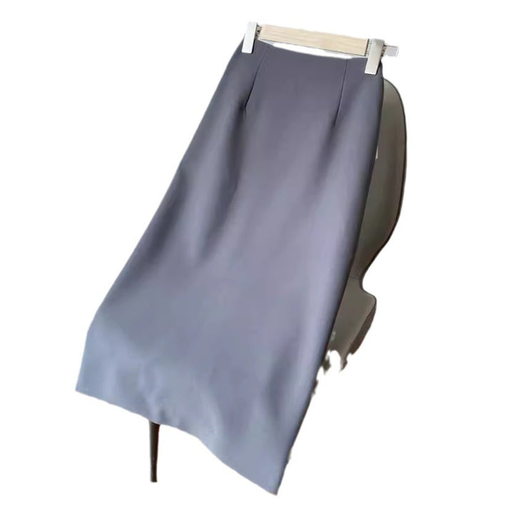 Damen Eleganter Bleistiftrock mit hohem Bund und figurbetontem Schnitt Drune