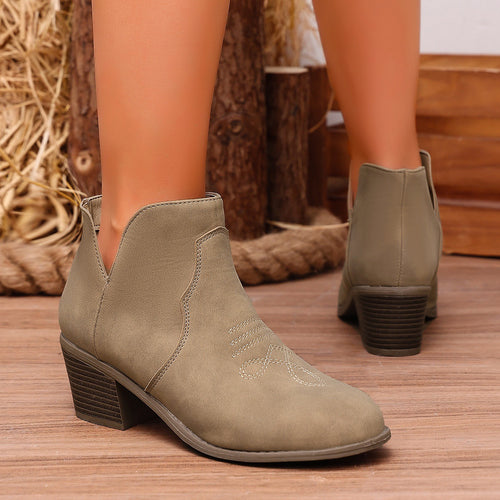 Damen Elegante Ankle Boots Drune