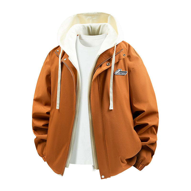 Herren Sportliche Übergangsjacke mit Kapuze Drune
