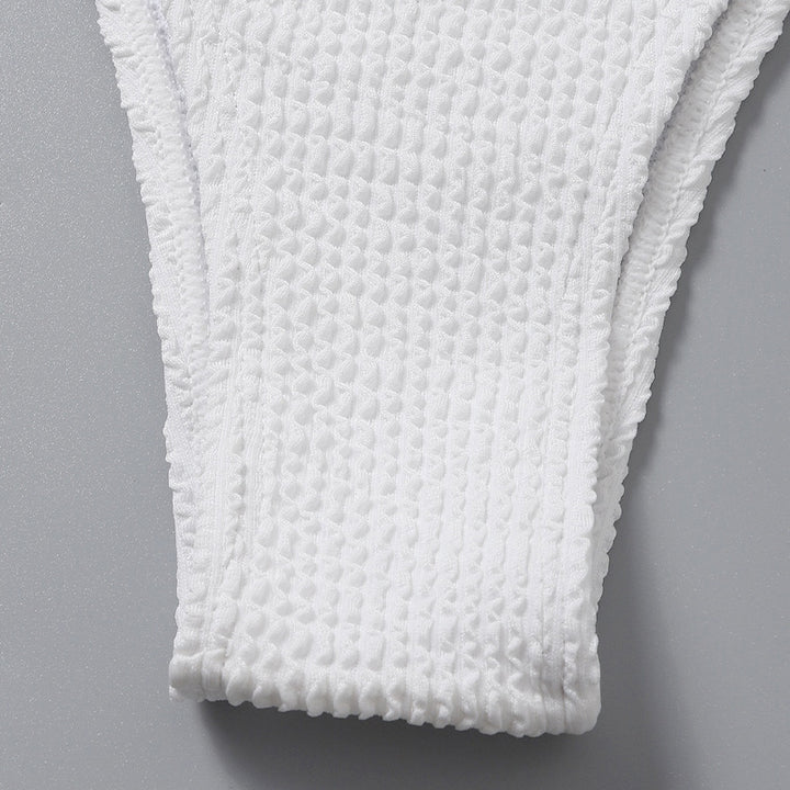 Damen Triangel-Bikini mit innovativem Schnitt und modischem Bindeband Drune
