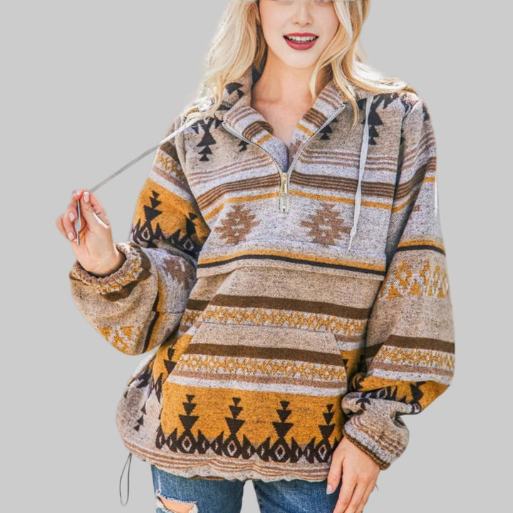 Drune | Hoodie mit einzigartigem Muster