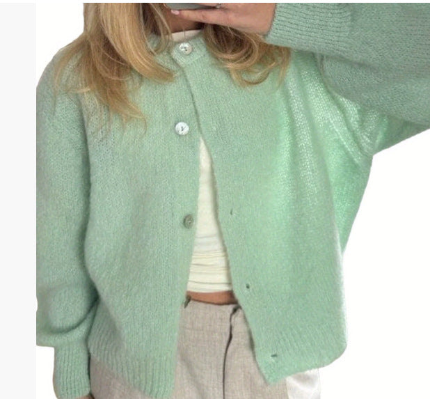 Drune | Weicher Mohair-Cardigan