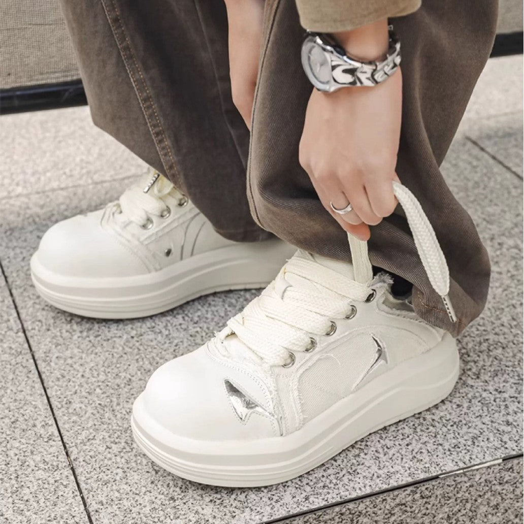 Damen Hochwertige Sneaker mit innovativer Schnürdetails und bequemer Dämpfung Drune