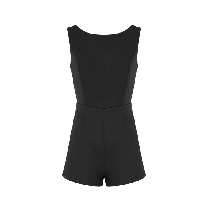 Damen Eleganter Jumpsuit mit figurbetonendem Schnitt und raffinierten Details Drune