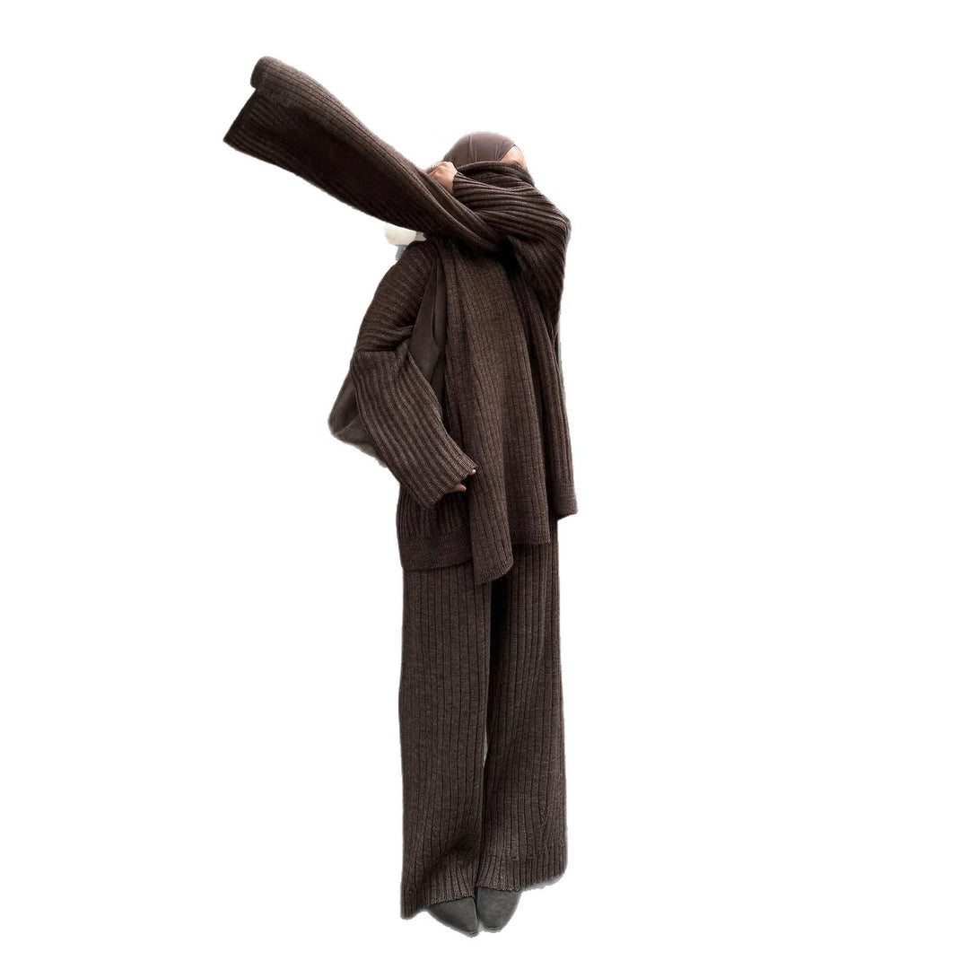 Damen Bequemer und stylischer Strickanzug Drune