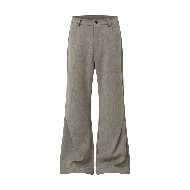Damen Weite High‑Waist Culotte-Hose aus strukturierter Wollmischung Drune