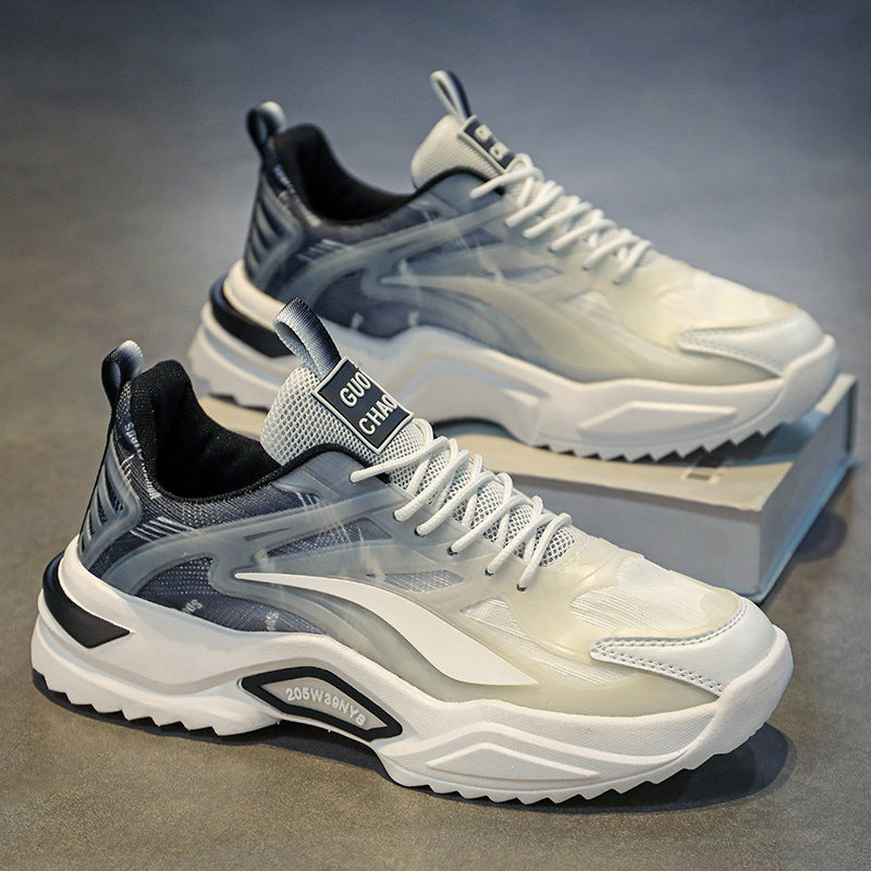 Herren Chunky-Performance Sneaker mit transparenten TPU‑Overlays und profiliertem Plateau Drune