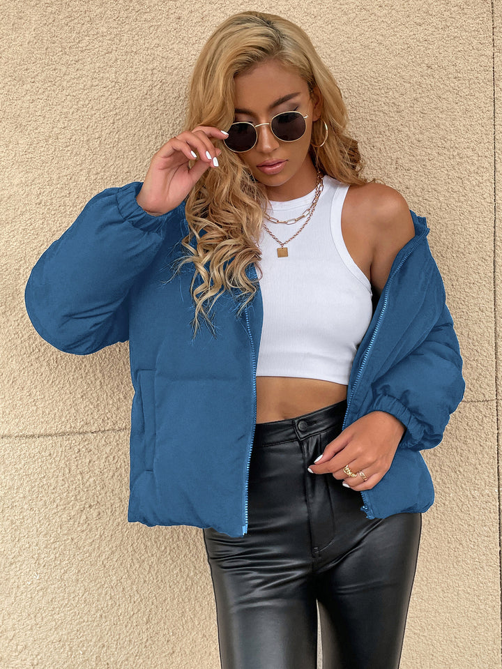 Damen leichte Steppjacke im sportlichen Look mit praktischem Reißverschluss Drune