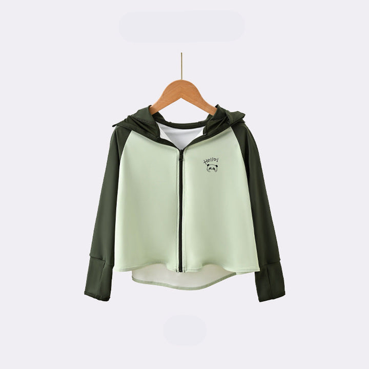 Kinder UV-Schutzjacke mit Kapuze und atmungsaktiven Eigenschaften Drune