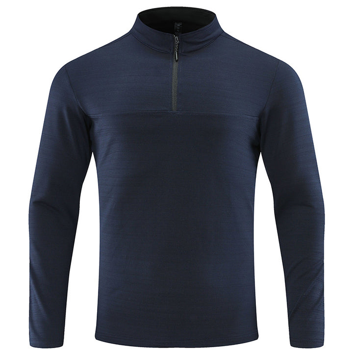 Herren Thermo-Langarmshirt mit Halbzip und Stehkragen Drune