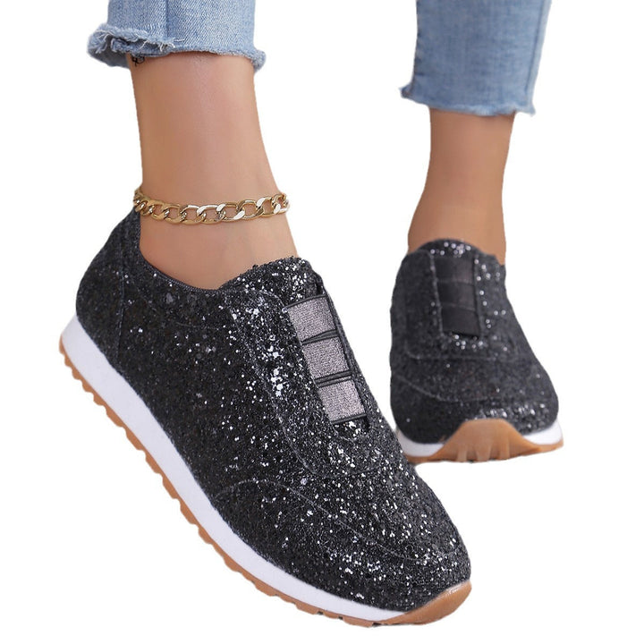 Damen Glitzernde Slip-On Sneakers Drune