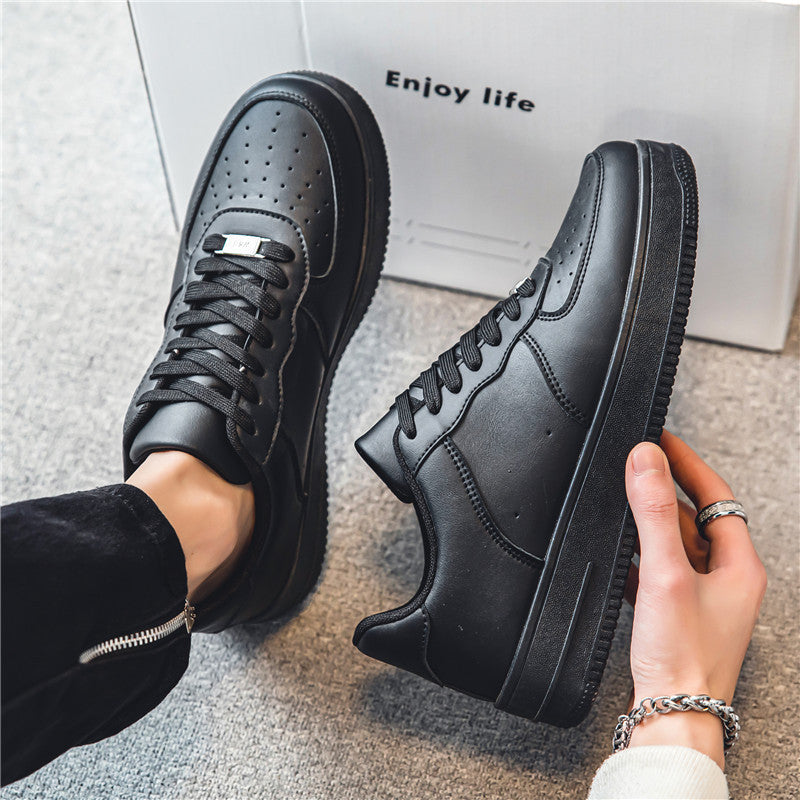 Damen Sportliche Sneakers mit hochwertigem Lederobermaterial und dämpfender Sohle Drune
