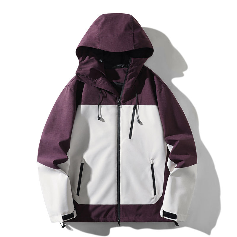 Damen technische Allwetterjacke mit vielseitigem Kapuzendesign und verstellbaren Belüftungsöffnungen Drune