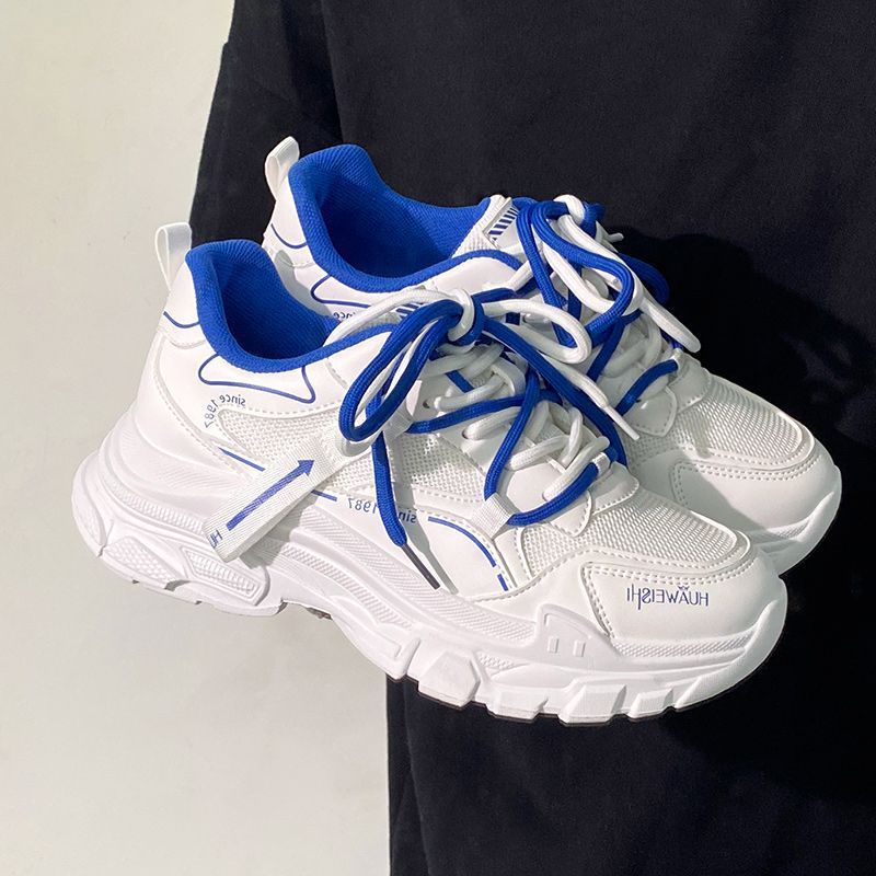 Damen Sportliche Chunky Sneakers mit atmungsaktivem Mesh und dynamischer Sohle Drune