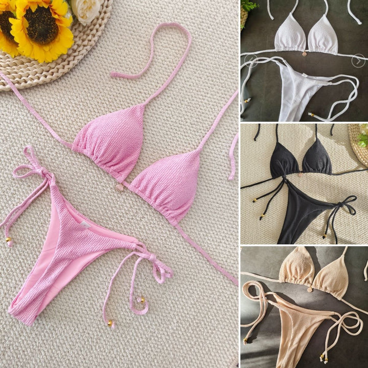 Damen Triangel-Bikini mit raffinierten Details Drune
