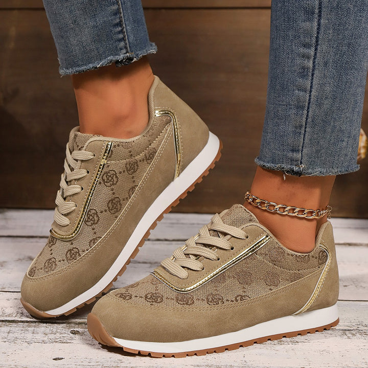 Drune | Bequeme Flache Schuhe mit Blumenduschen