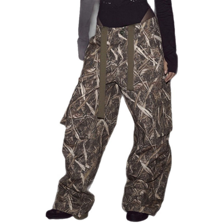 Damen Cargo-Hose mit vielseitigem Camouflage-Design und praktischen Taschen Drune