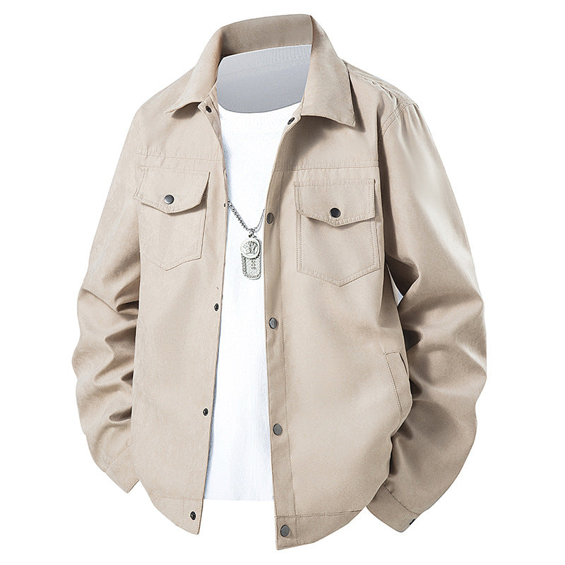 Herren Moderner Utility-Style Jacke Drune