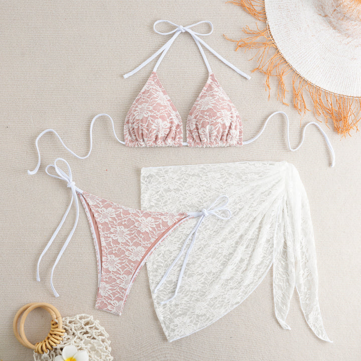 Damen Spitzen-Bikini-Set Drune