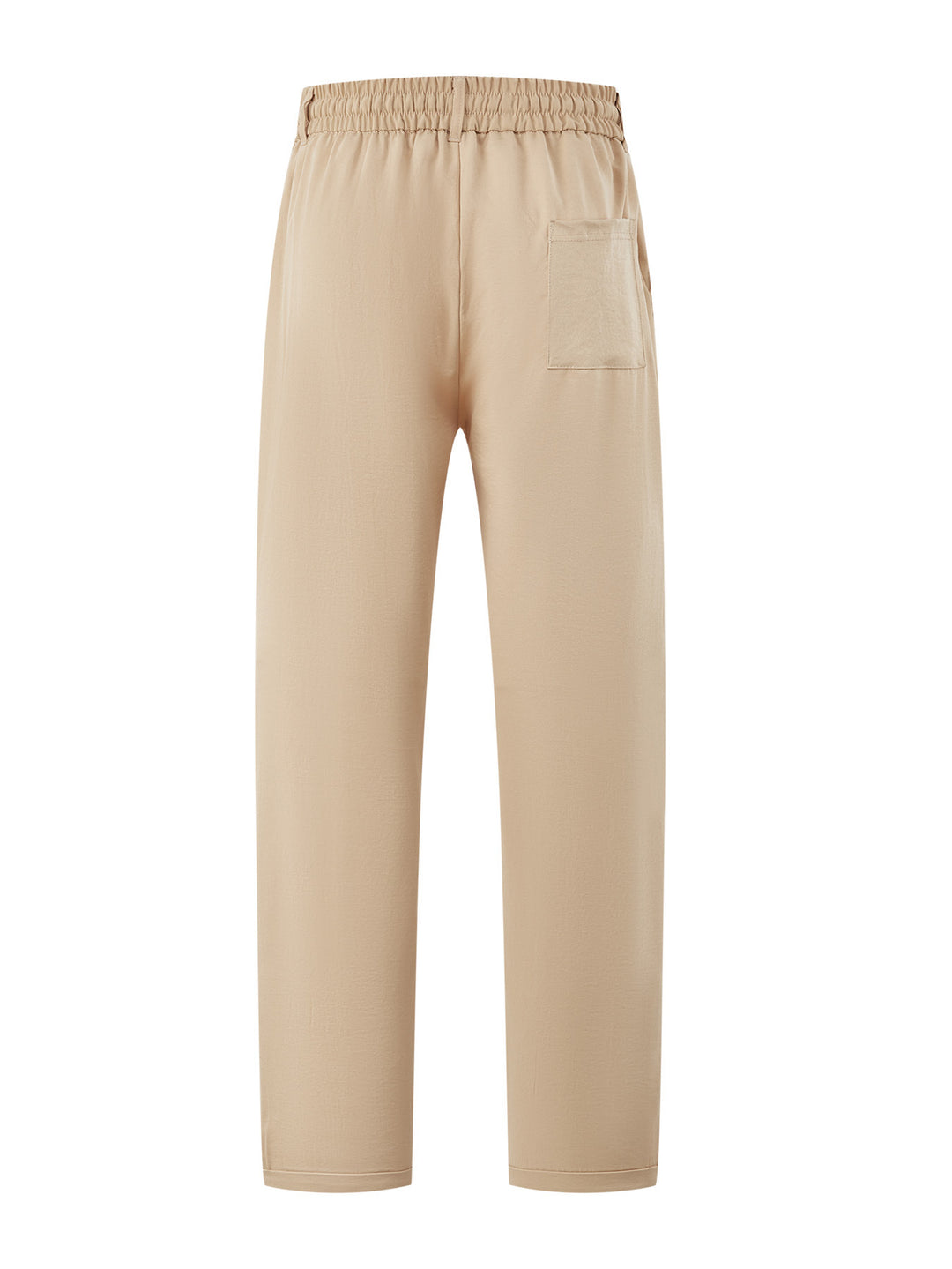 Damen Leichte Relaxhose mit elastischem Bund, geradem Schnitt & aufgesetzter Gesäßtasche Drune