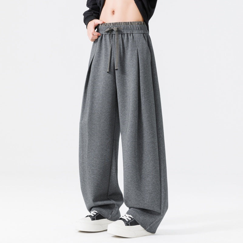 Damen Extrabreite Lounge-Sweathose mit Tunnelzug, Ballonbeinen & eingearbeiteten Seitentaschen Drune