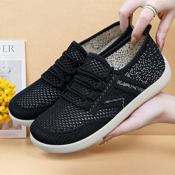 Damen Sportliche Mesh-Sneaker mit flexiblem Sohlenkonzept Drune