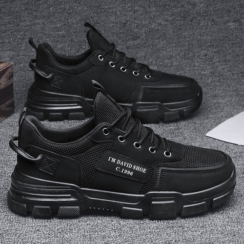Damen Sportliche Sneakers mit stoßdämpfender Sohle und atmungsaktivem Mesh-Obermaterial Drune