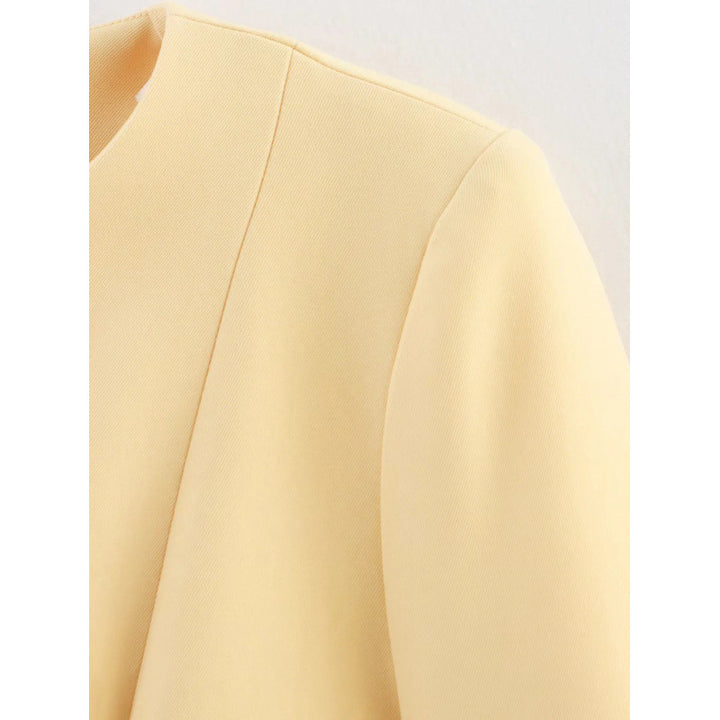 Damen moderne Blazerjacke mit strukturiertem Design Drune