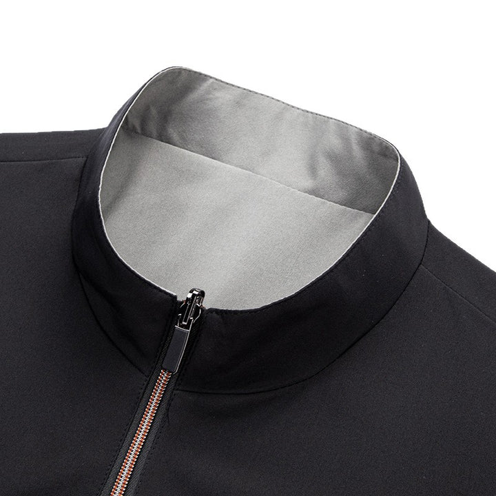 Herren elegante Übergangsjacke mit praktischem Stehkragen und seitlichen Reißverschlusstaschen Drune