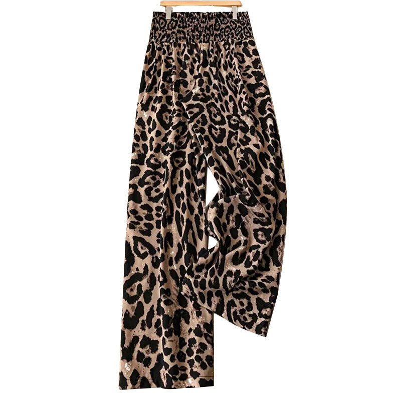 Damen Leichte und luftige Leggings mit animalischem Print Drune