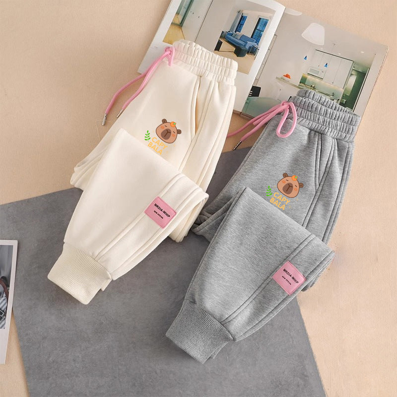 Damen bequeme Sweatpants mit Kordelzug Drune