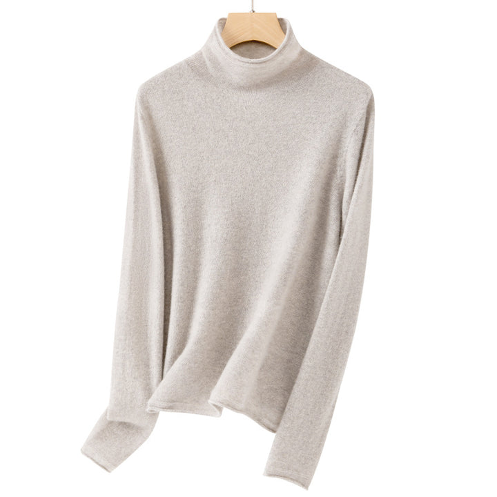 Damen Feiner Rollkragenpullover aus ultraleichtem Feinstrick mit schlanker Silhouette Drune